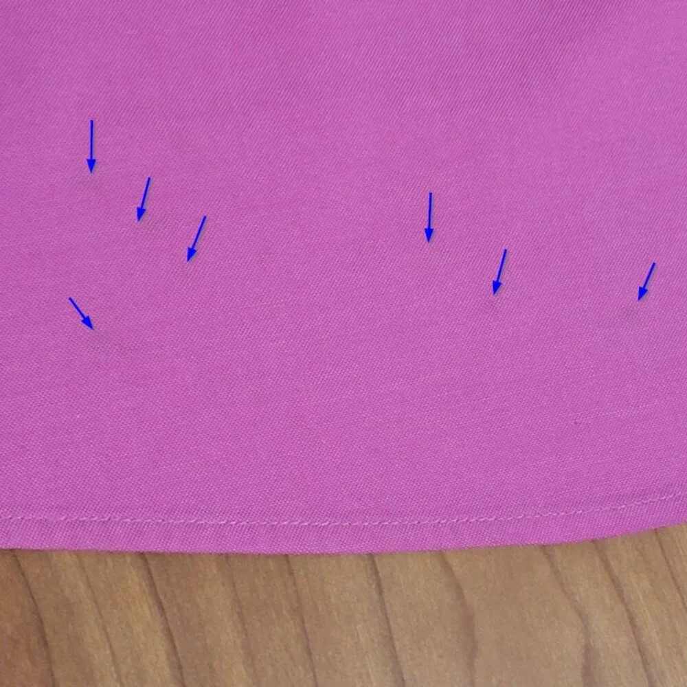 Talbots Wrinkle Resistant Long-Sleeve Pink Cotton Blouse - 24P - Picture 7 of 8